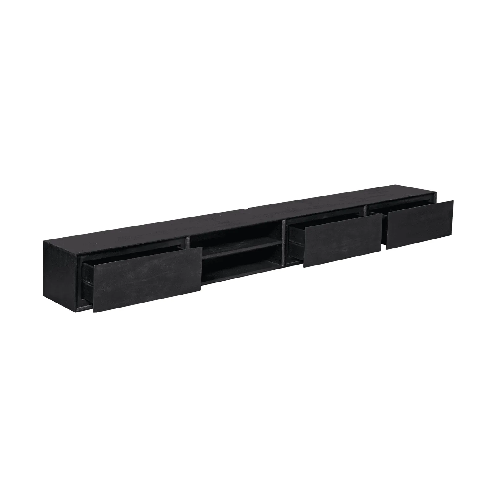 Floating TV Unit Ambiance Black | 280 cm - Starfurn