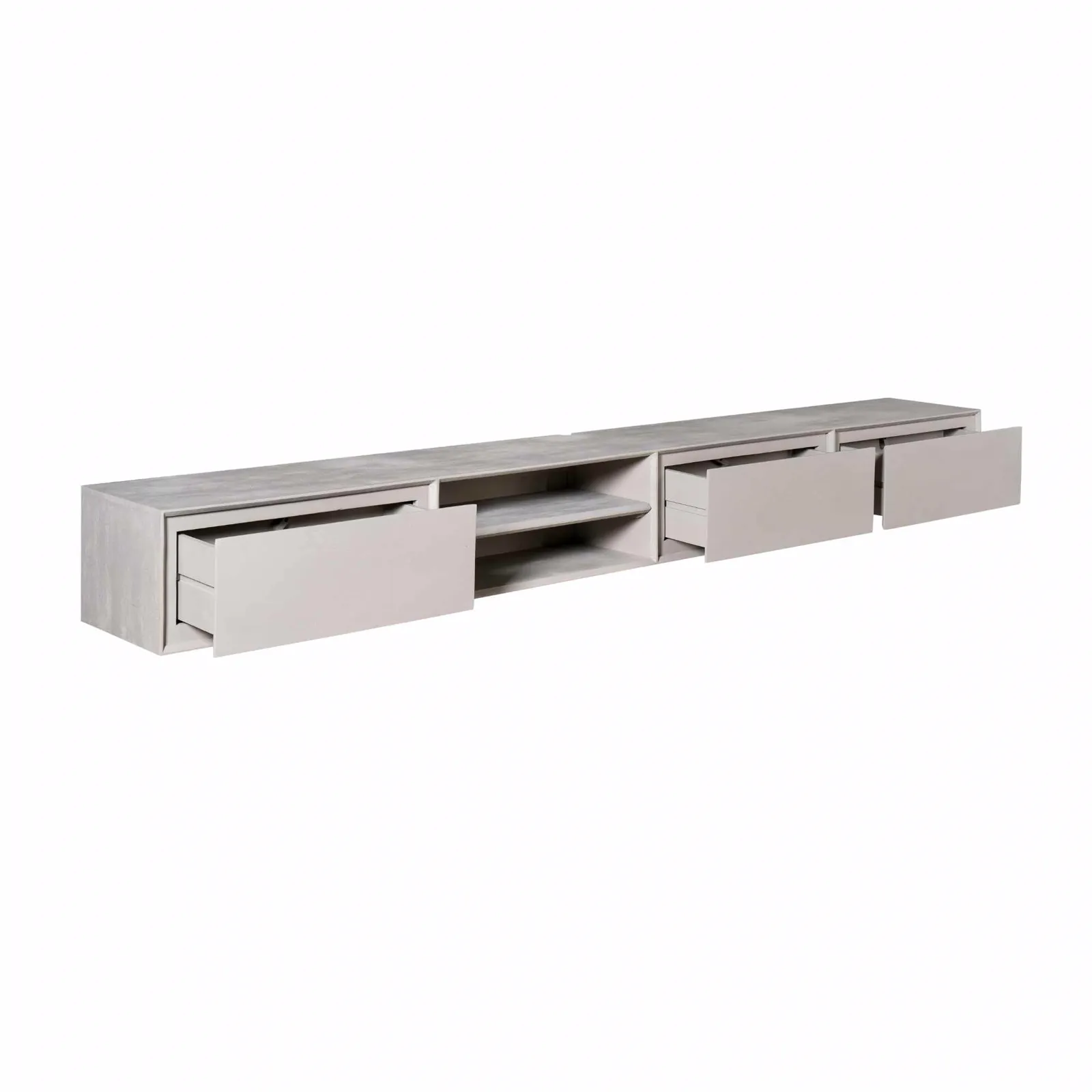 Floating TV unit Ambiance Taupe | 280 cm - Starfurn