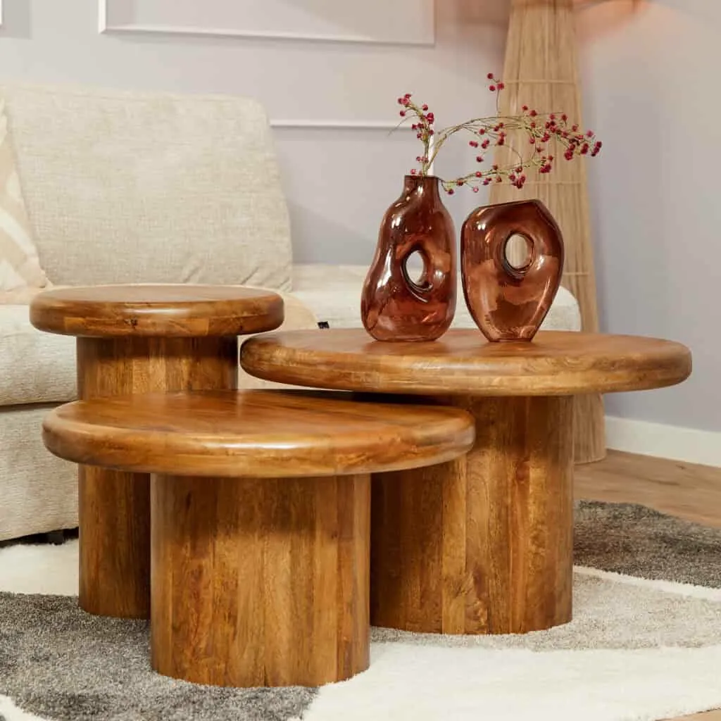 Coffee Table Maya | 70 cm | set of 3 - Starfurn