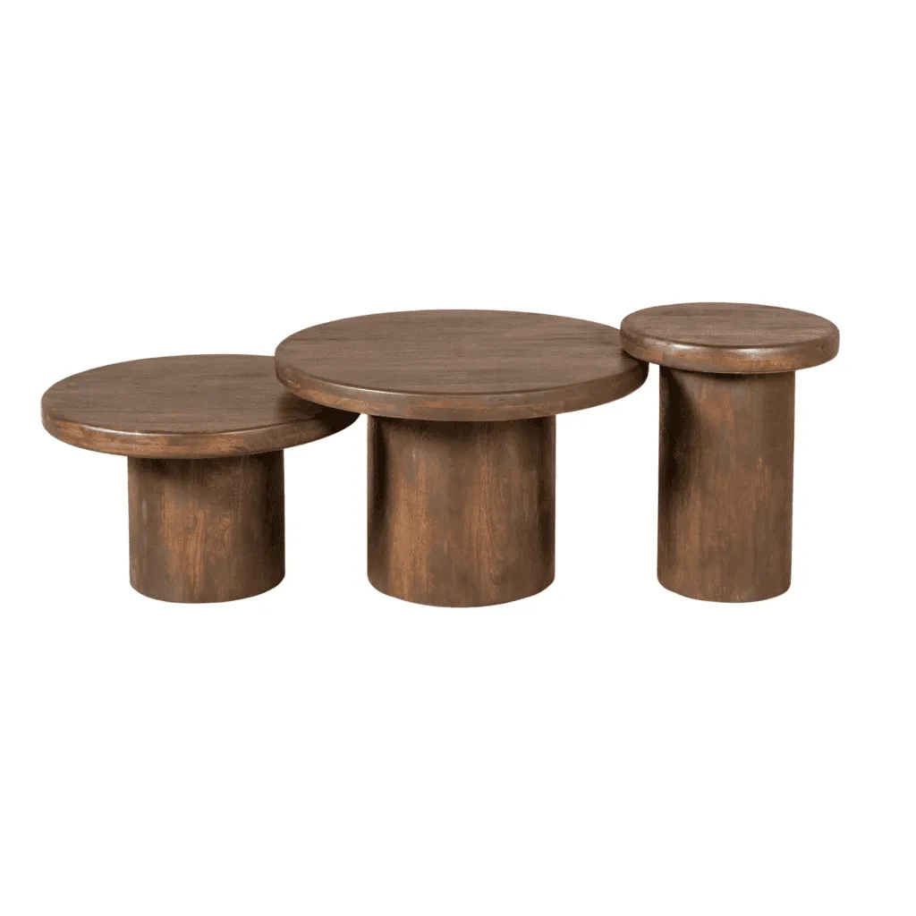 Coffee Table Maya | 70 cm | Brown - Starfurn