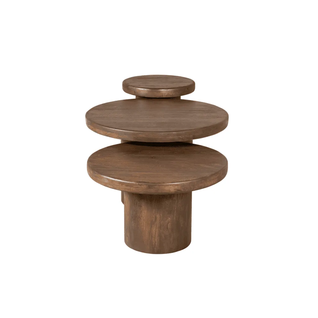 Coffee Table Maya | 70 cm | Brown - Starfurn