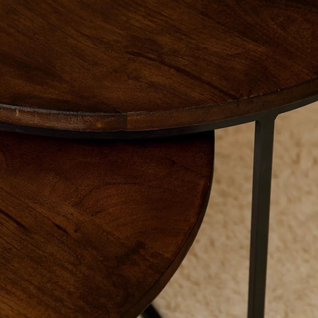 Coffee Table Madison Brown | 70 cm | set of 2 - Starfurn