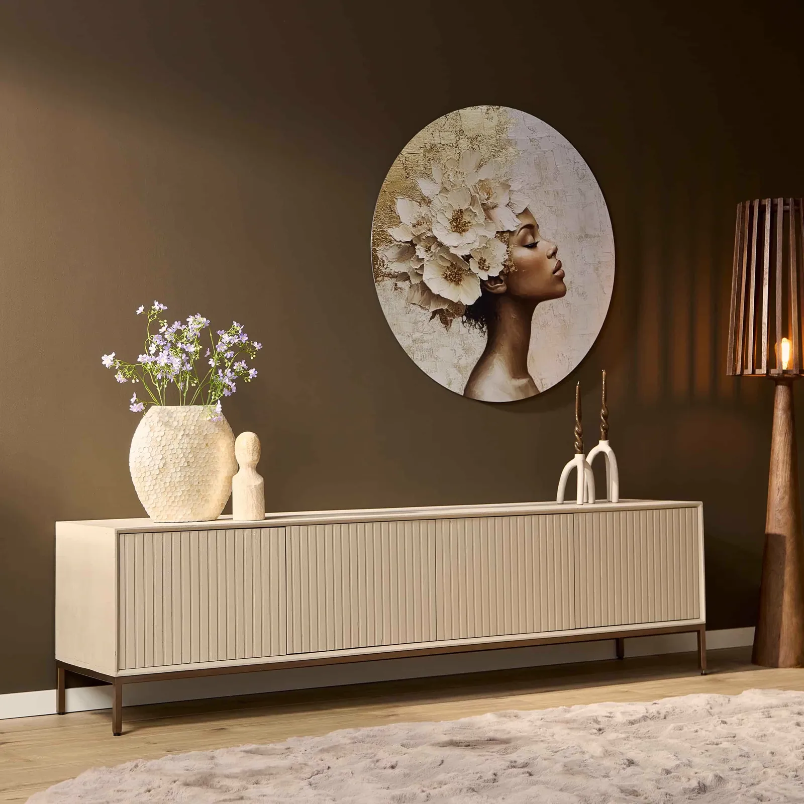 TV unit Madison Sand | 210 cm - Starfurn