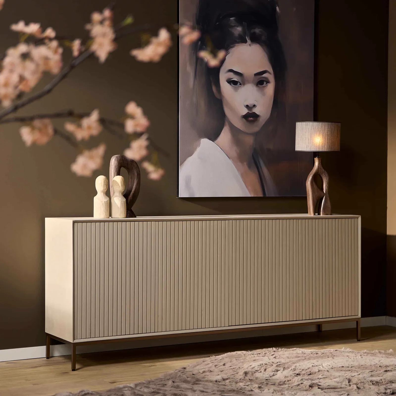 Sideboard Madison Sand | 210 cm - Starfurn
