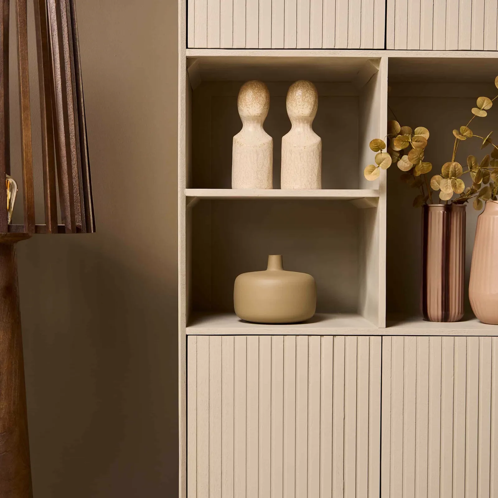 Display Cabinet Madison Sand | 90 cm - Starfurn