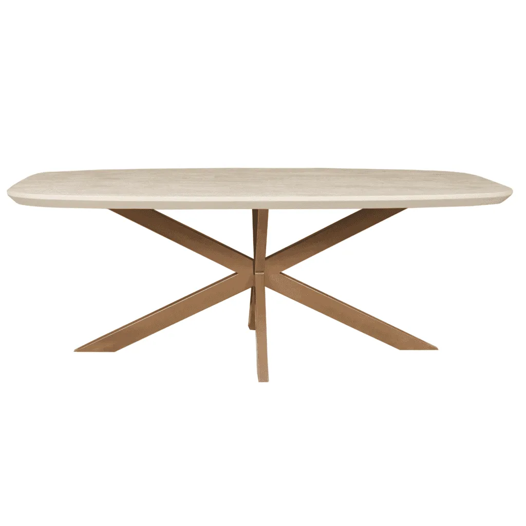 Dining Table Madison Sand | 200 cm | Danish Oval - Starfurn