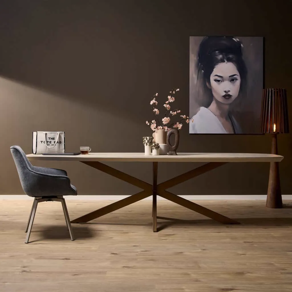 Dining table Madison Sand | 280 cm | Danish Oval - Starfurn