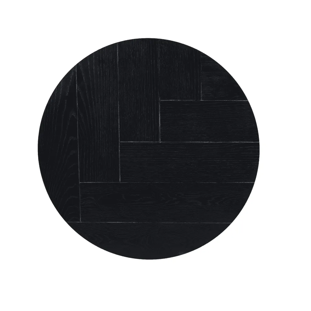 Coffee table Otik Black Oak | 70 cm | set of 2 - Starfurn