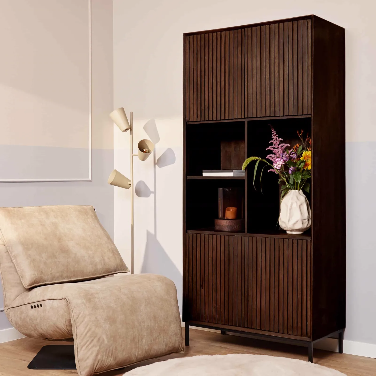 Storage Cabinet Madison Brown | 90 cm - Starfurn