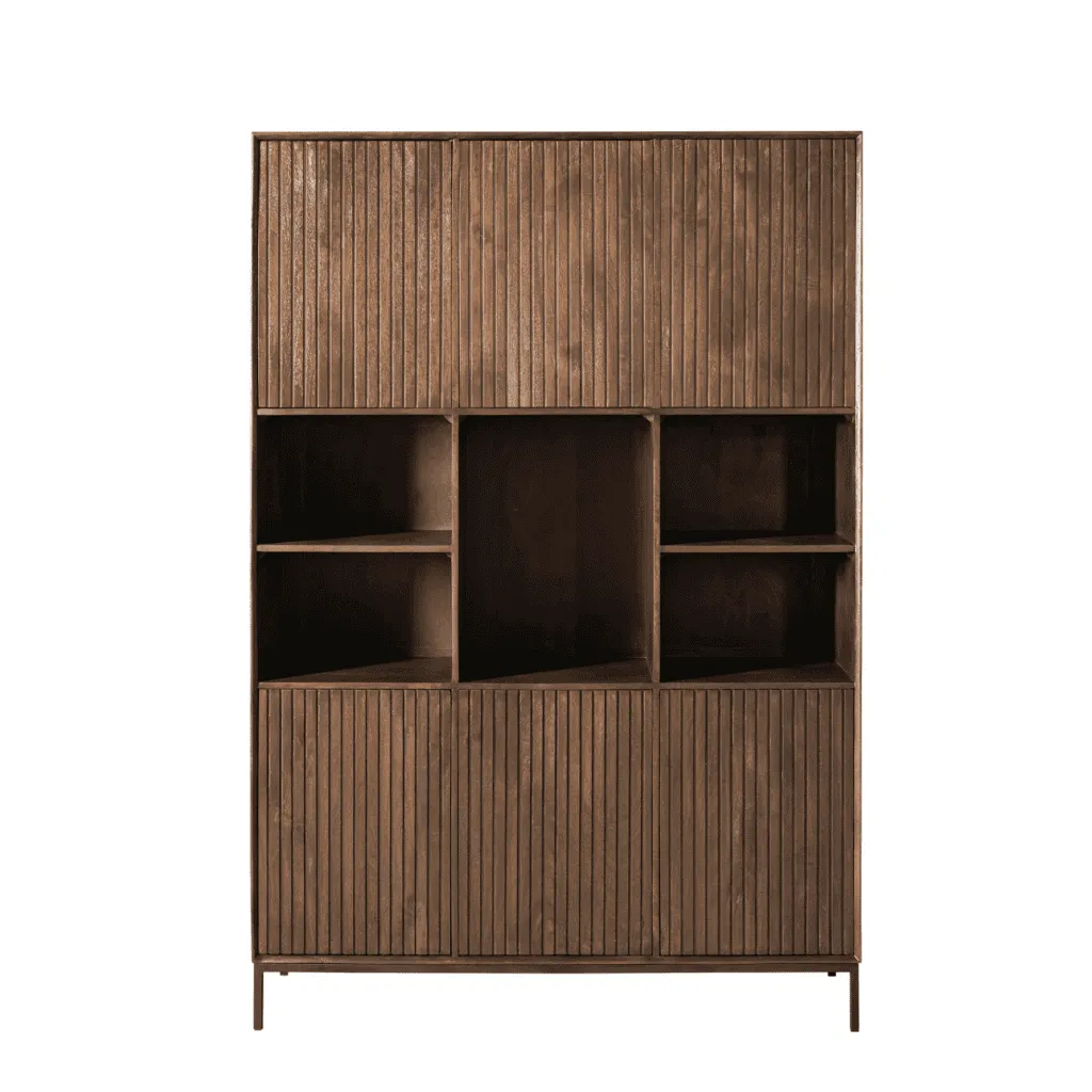 Shelf Cabinet Madison XL Brown | 135 cm - Starfurn