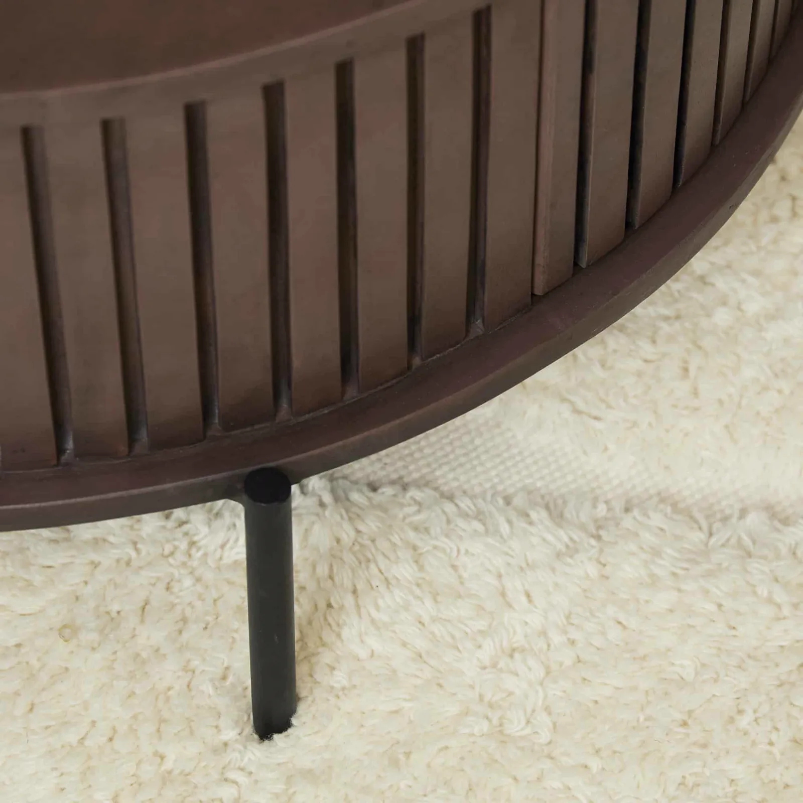 Coffee Table Madison Brown | 80 cm | Round - Starfurn