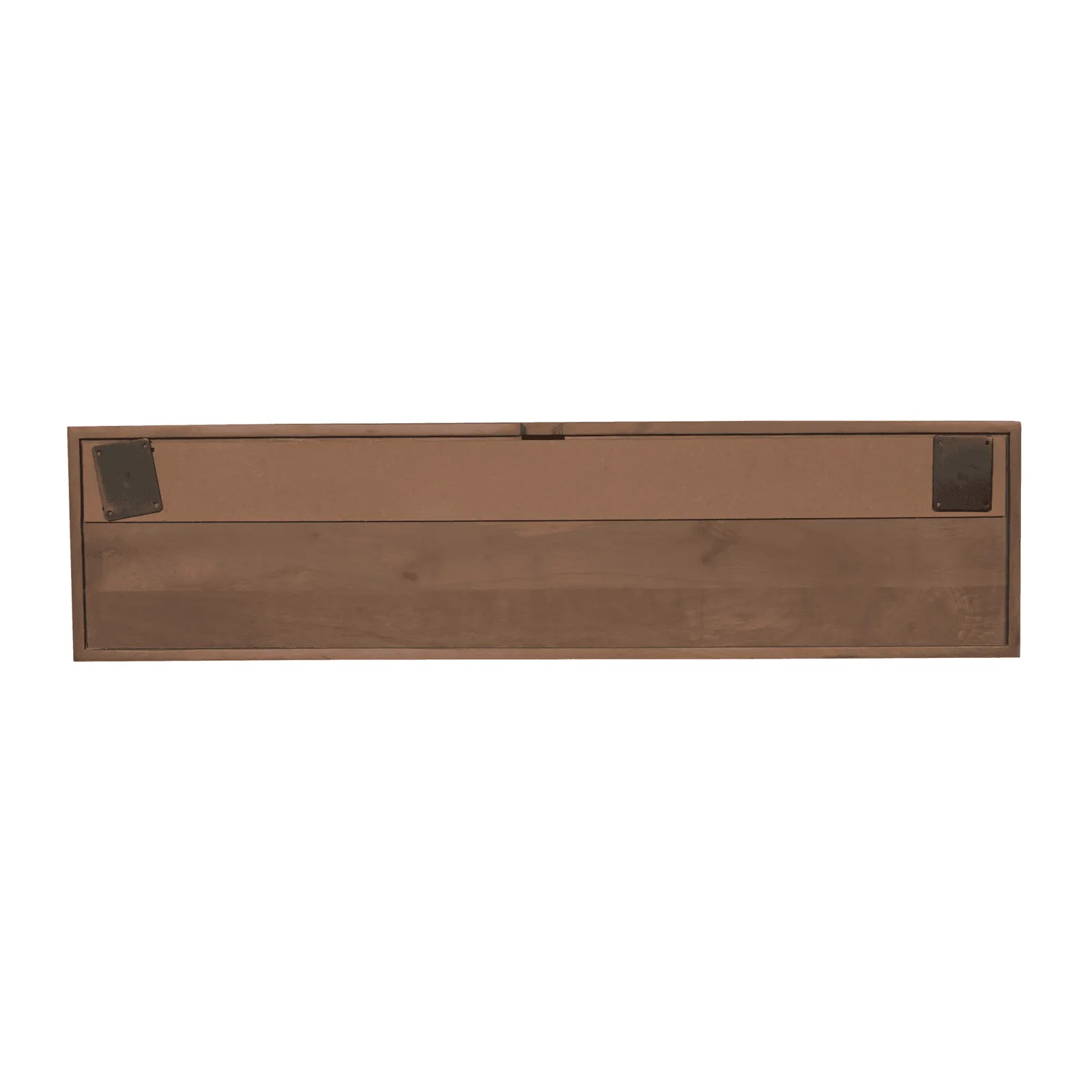 Zwevend tv meubel Madison Sand 120 cm, gezien vanaf de achterkant met bevestigingspunten - Starfurn
