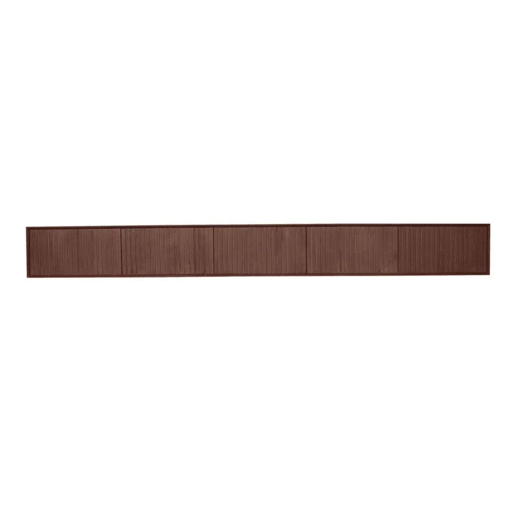 Zwevend tv meubel Madison Sand 120 cm op een witte achtergrond, van voren gefotografeerd - Starfurn