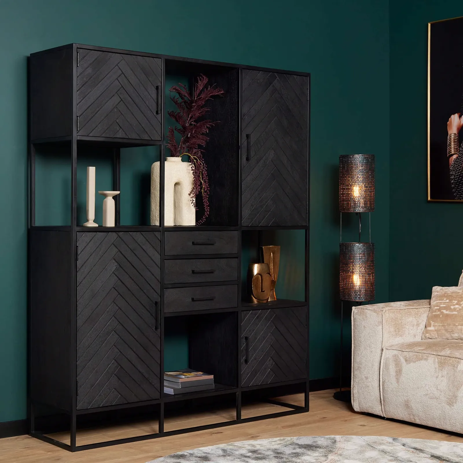 Compartment Cabinet New York Supreme XXL | 160 cm - Starfurn