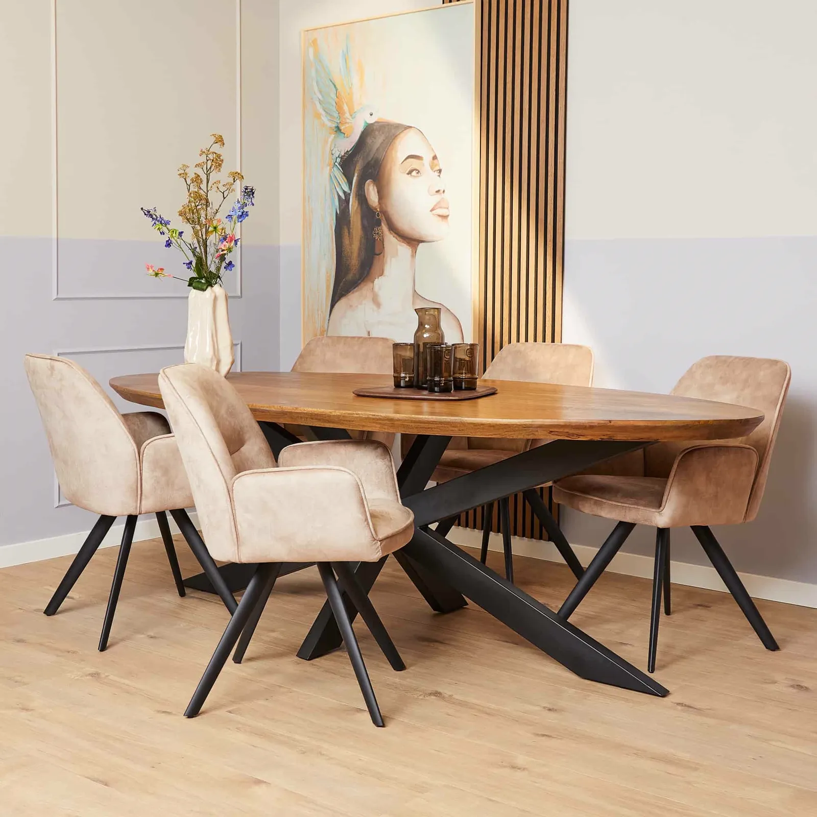 Dining table Brandy | 210 cm | Oval - Starfurn