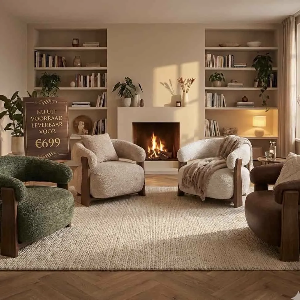 Sessel Bocks Be Lovely aus Nussholz - Mokana Furniture, foto 4