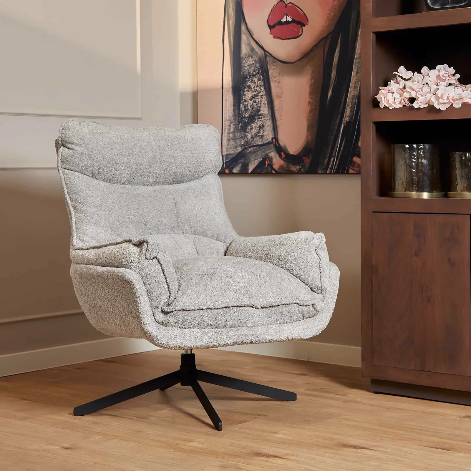Armchair Vera | Light Grey - Starfurn