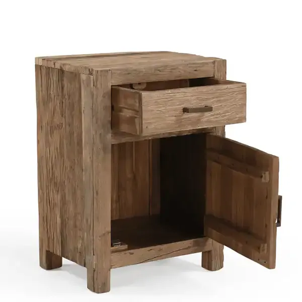 Roots Bedside Table 1 Drawer | Door Left or Right - Benoa