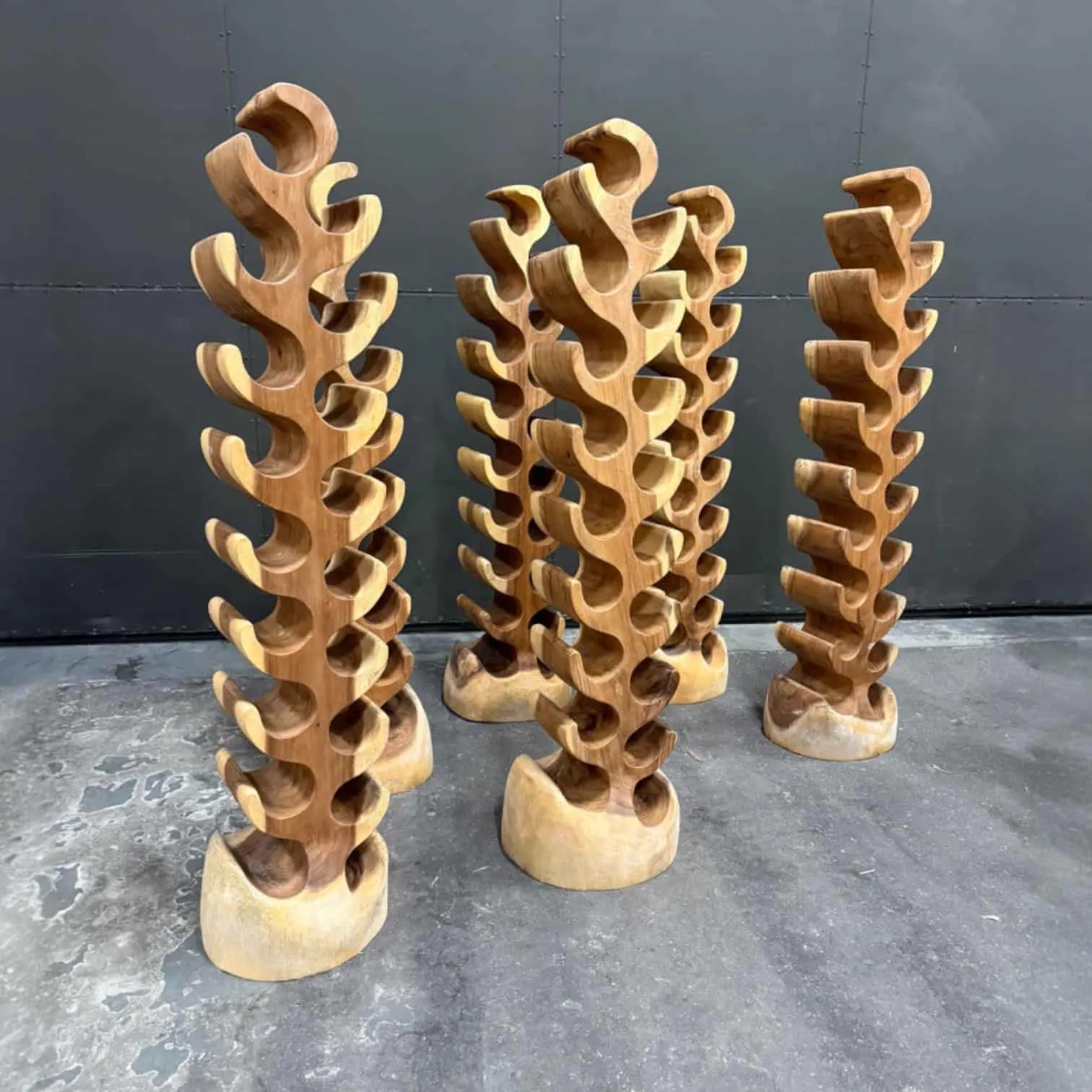 Wine Rack Suar Wood | 18 bottles - World of Brosi