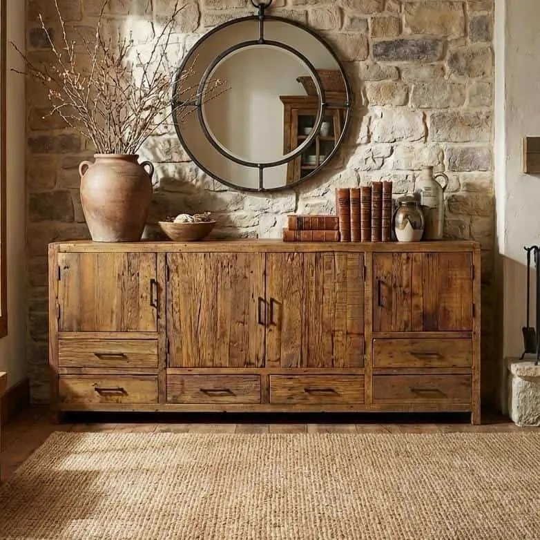 Brent Sideboard 200cm Reclaimed wood - Wildeboer & van der Weide