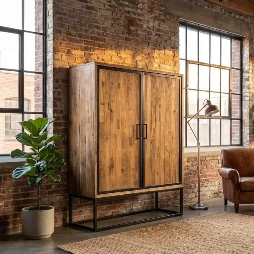 Mick Cabinet | Teak Wood (Natural) - World of Brosi