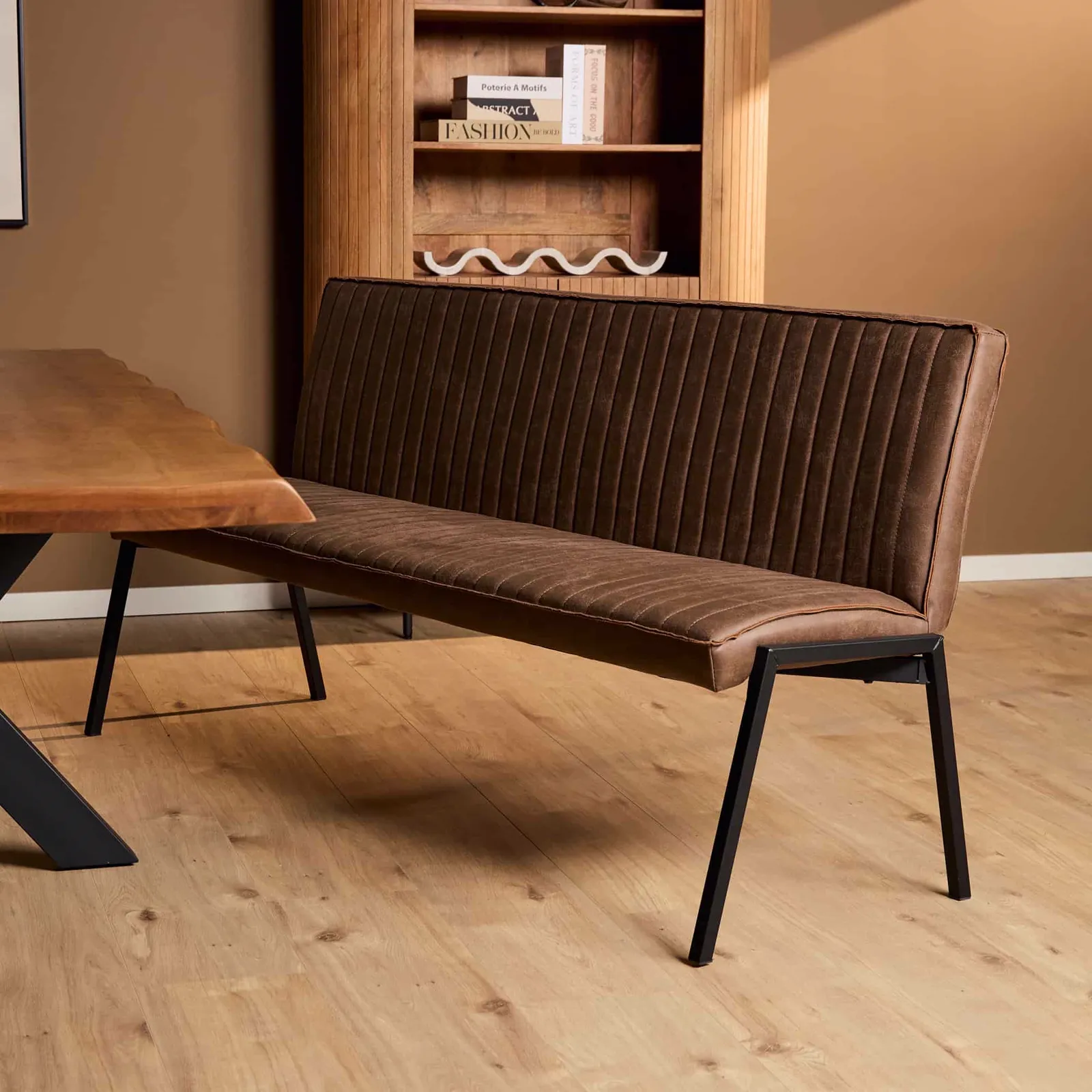 Dining Bench Tivoli Bull | 185 cm | Brown - Starfurn