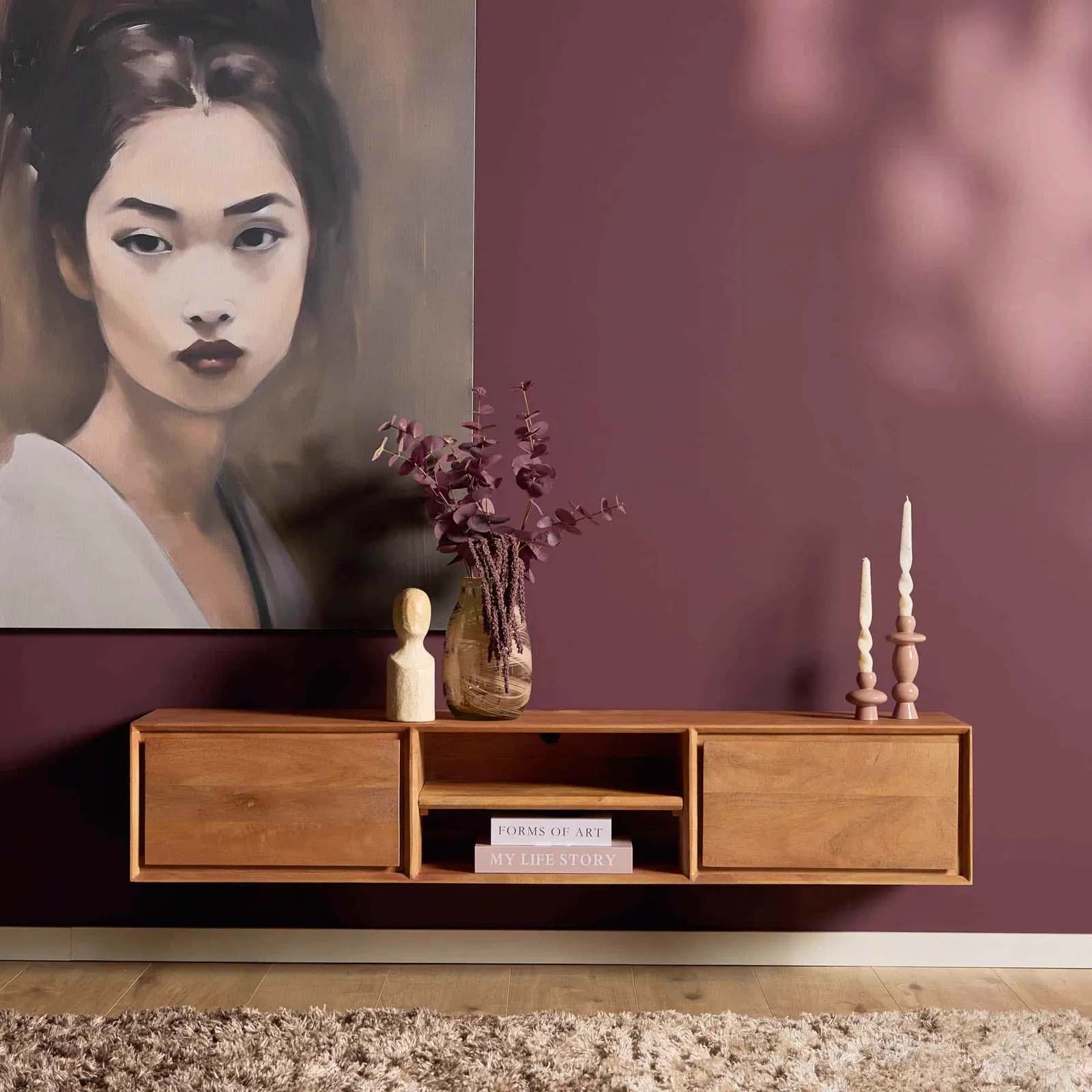 Floating TV unit Ambiance Natural | 160 cm - Starfurn