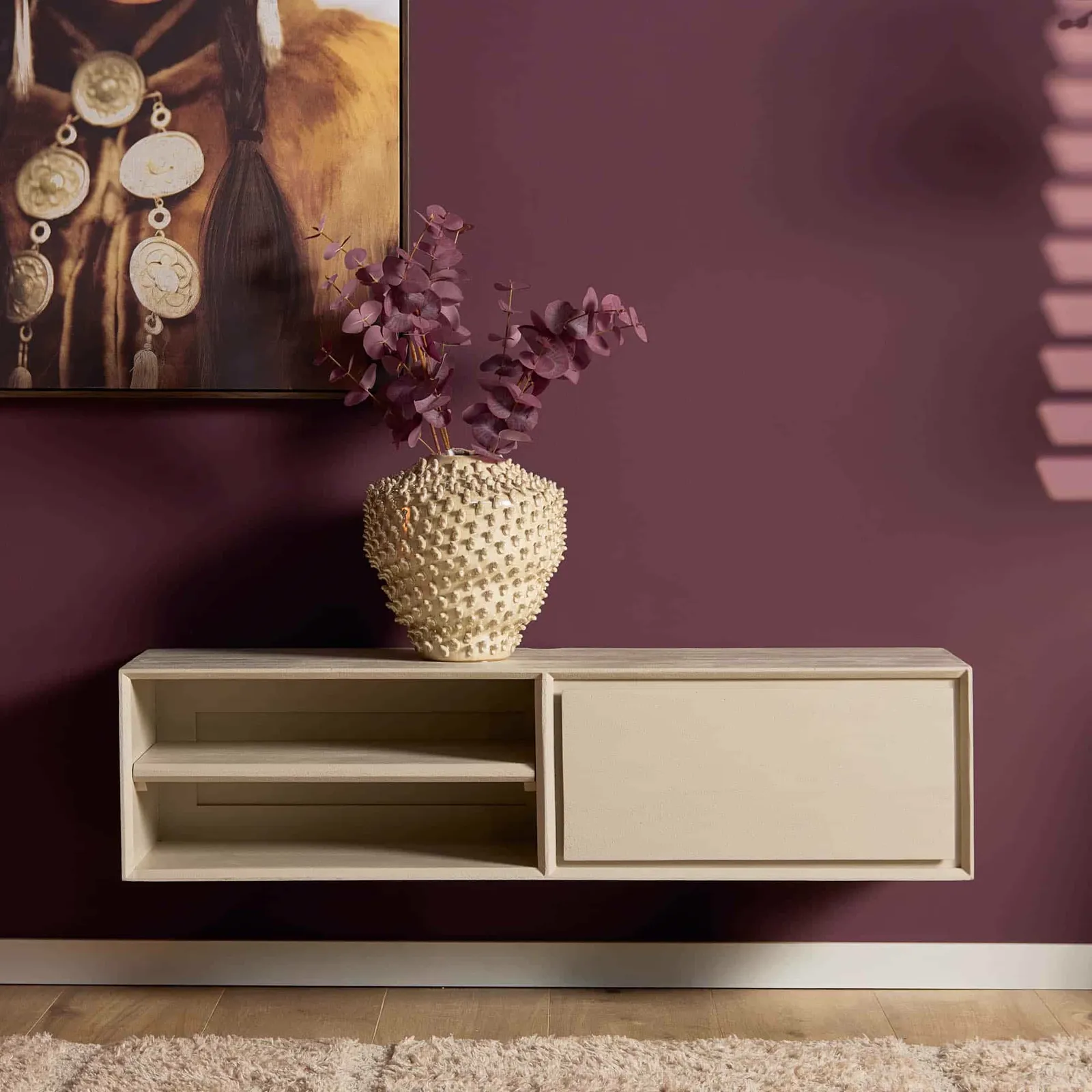 Floating TV unit Ambiance Sand | 120 cm - Starfurn