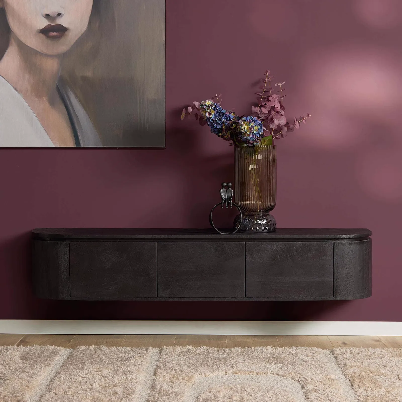 TV unit Excellent Black | 160 cm - Starfurn
