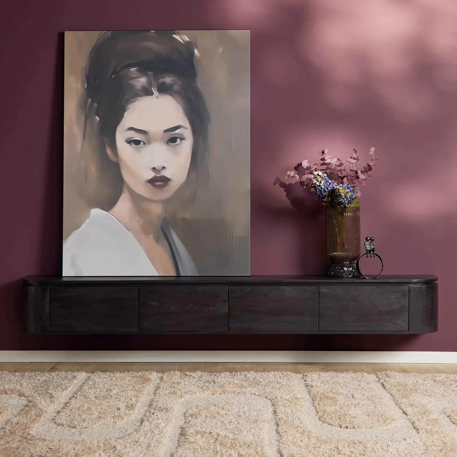 TV unit Excellent Black | 240 cm - Starfurn