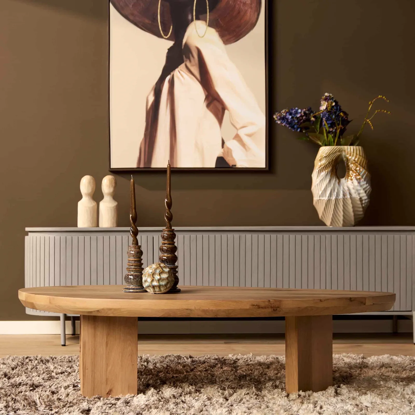 Zillah Coffee Table | 130 cm | Natural Oak - Starfurn