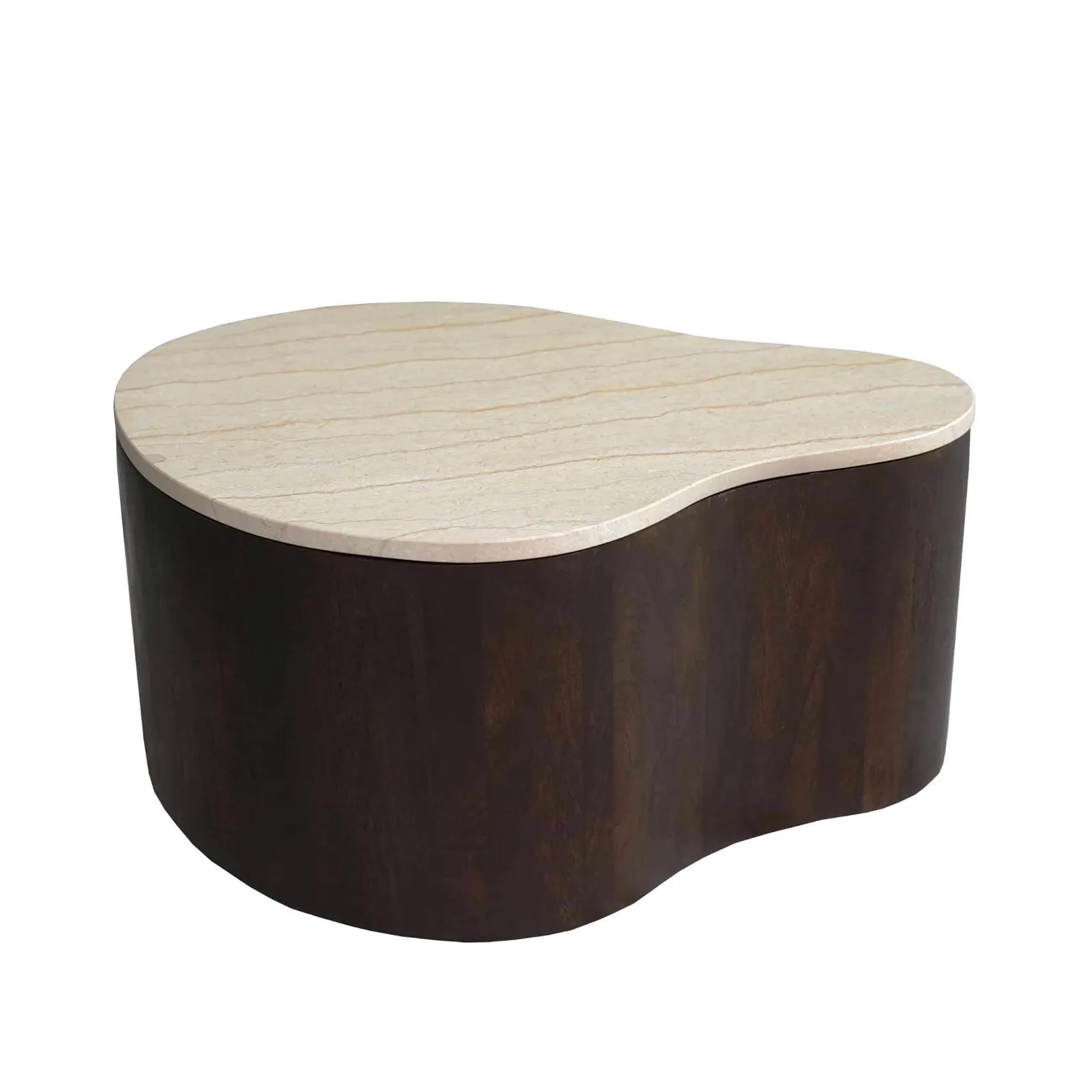 Coffee Table Lovi | 77 cm | Brown - Starfurn