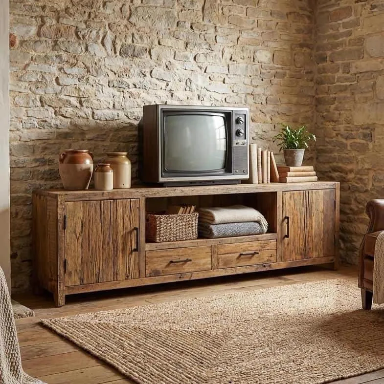 Brent TV Unit 200cm | Reclaimed Wood - Wildeboer & van der Weide