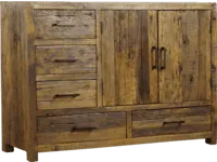 Sideboard Brent 120cm Reclaimed Wood - Wildeboer & van der Weide