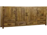 Brent Sideboard 200cm Reclaimed wood - Wildeboer & van der Weide