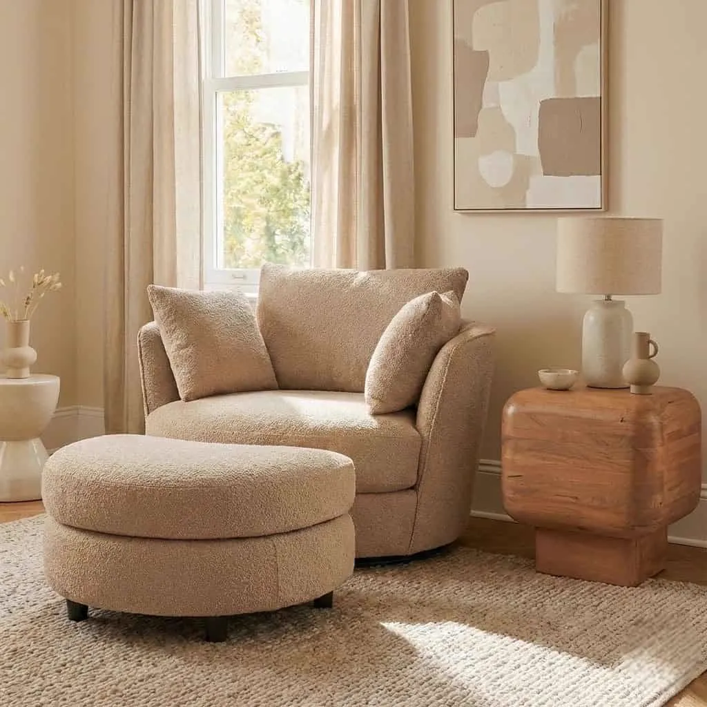 Armchair Kart | with Pouffe - HTL