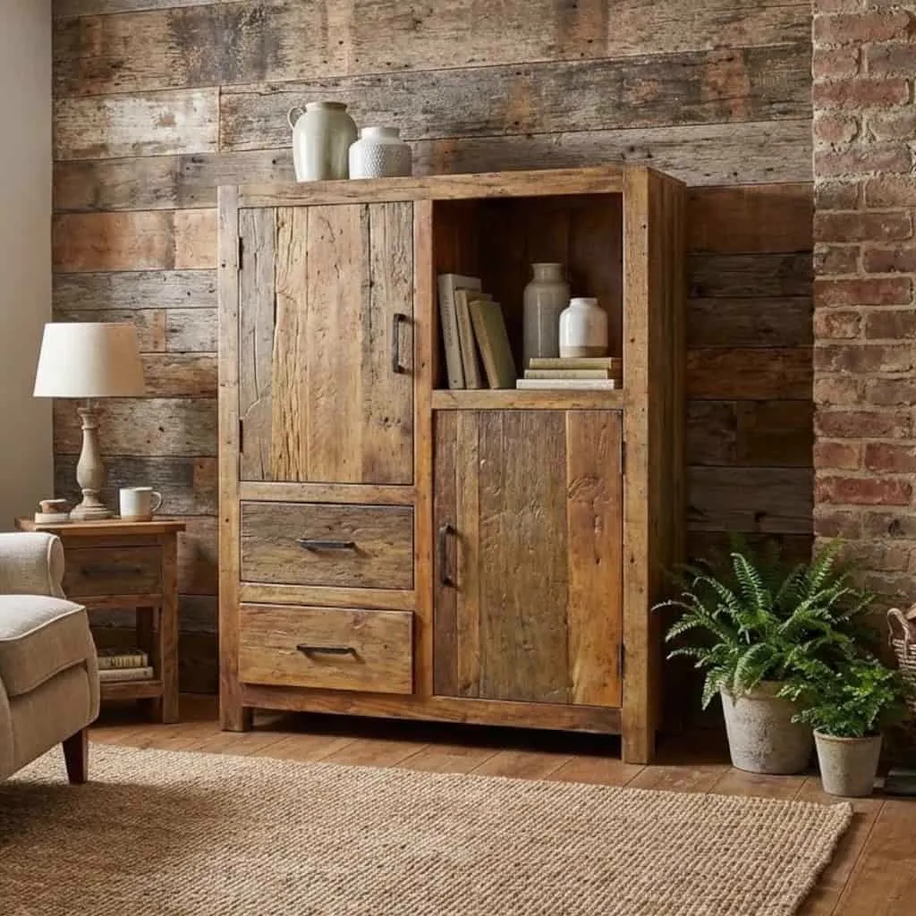 Brent Cabinet | 120cm | Reclaimed wood - Wildeboer & van der Weide