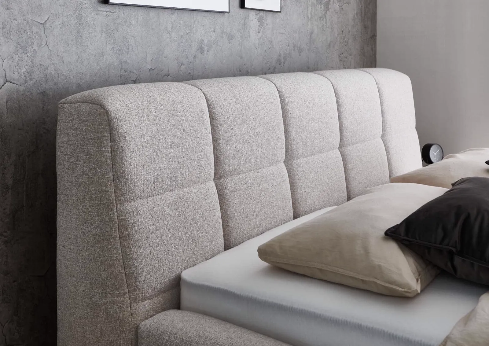 Bed frame VL-25 | Beige