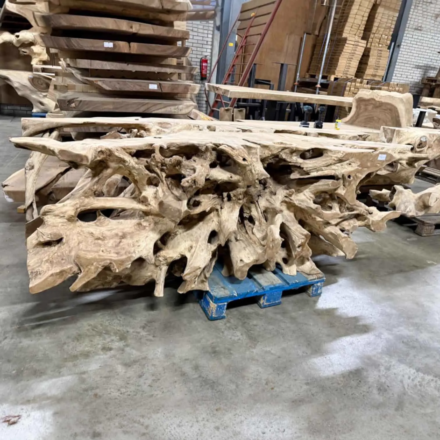 Console Table Root Teak | 250cm | Unique! - World of Brosi