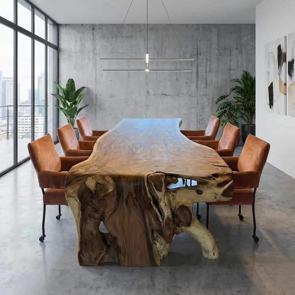 Waterfall Table Suar Wood | 300cm