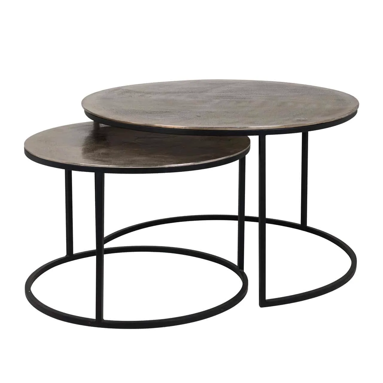 Asher coffee table champagne gold (set of 2) - Richmond Interiors