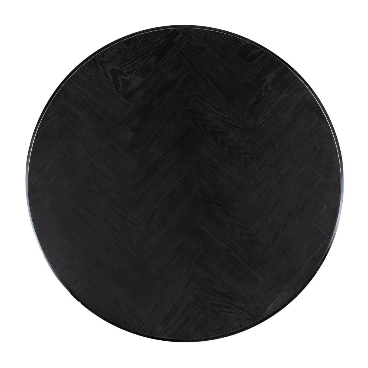Draufsicht des Couchtisch Blackbone Silver black rustic (Set of 2) auf weißem Hintergrund - Richmond Interiors