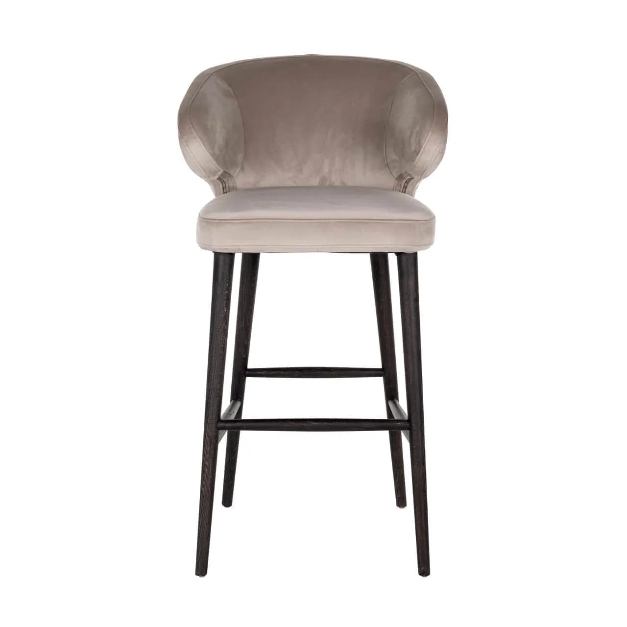 Bar Stool Indigo khaki velvet - Richmond Interiors