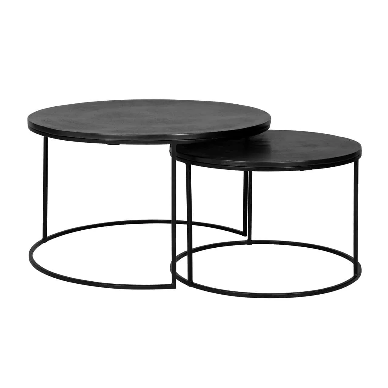 Bolder coffee table black (set of 2) - Richmond Interiors