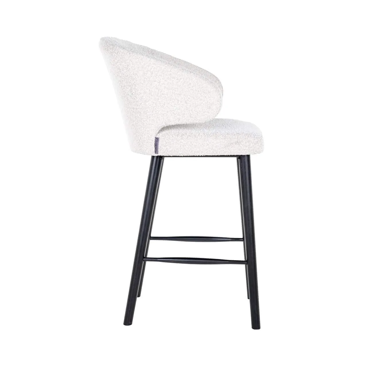 Bar stool Indigo white bouclé - Richmond Interiors