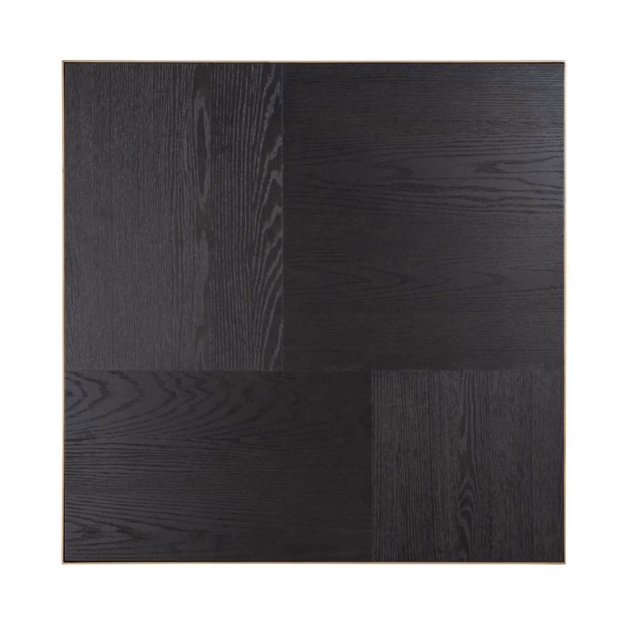 Couchtisch Cambon dark coffee 90x90 von oben auf weißem Hintergrund fotografiert - Richmond Interiors