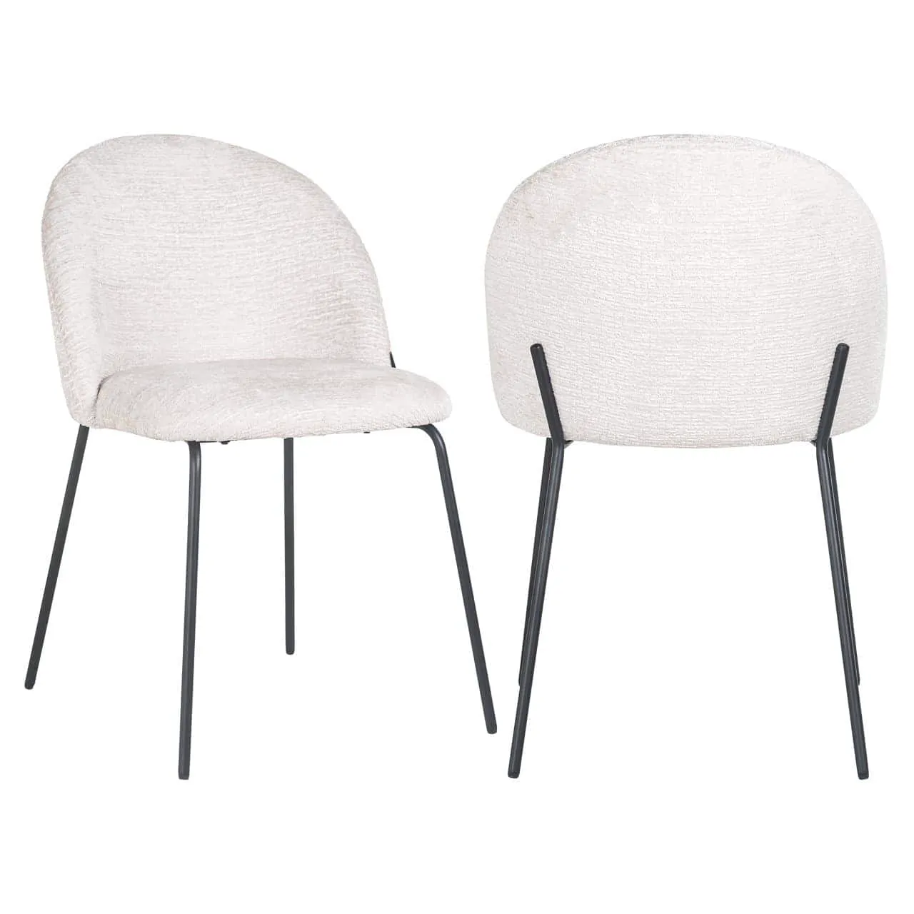 Alyssa Dining Chair cream fusion (set of 2) - Richmond Interiors