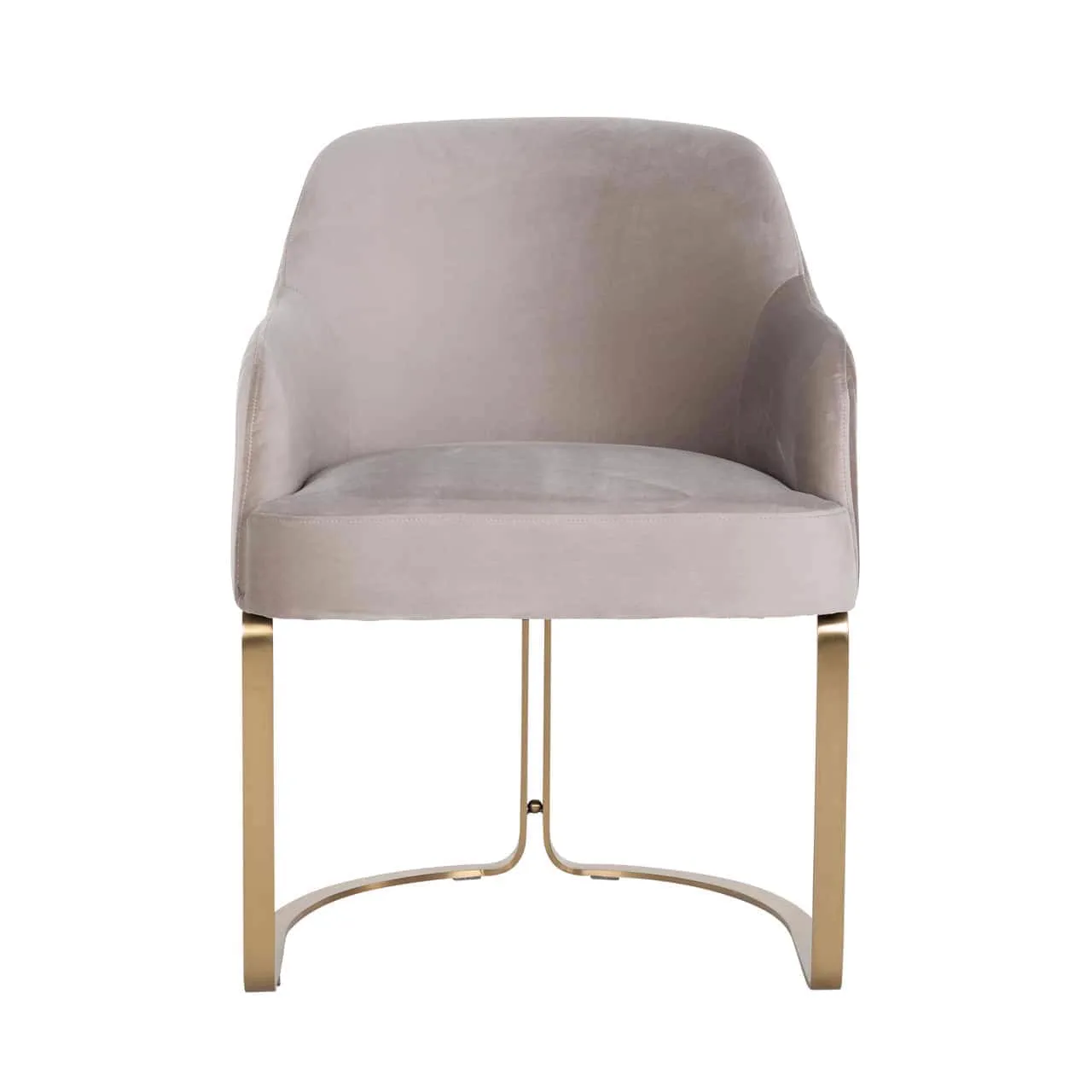 Dining chair Hadley khaki velvet fire retardant - Richmond Interiors