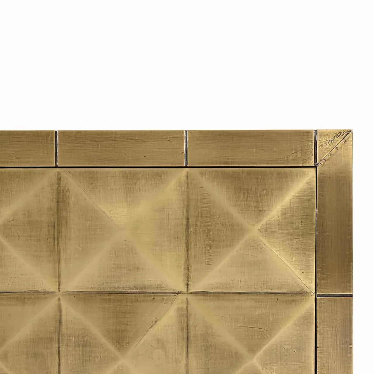 Collada TV Unit in Brushed Gold - Richmond Interiors