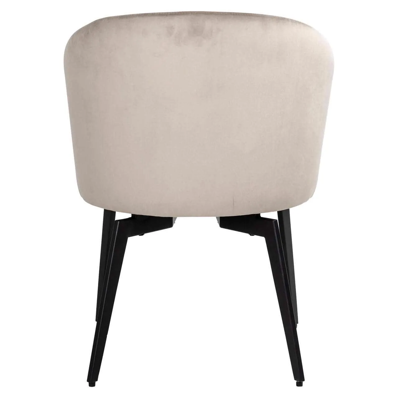 Dining chair Amphara khaki velvet flame retardant - Richmond Interiors